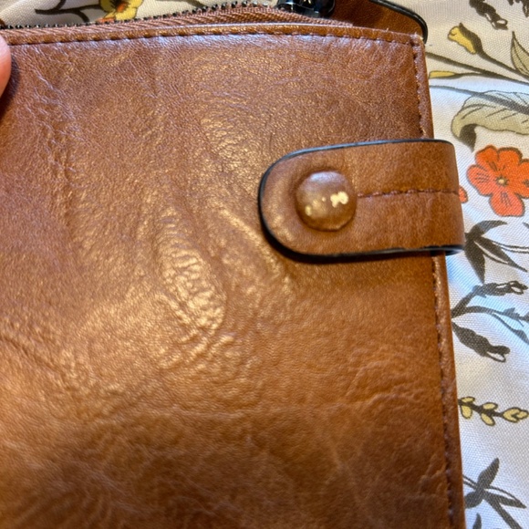 Brown Snap Closure Wallet/Wristlet - Picture 7 of 7